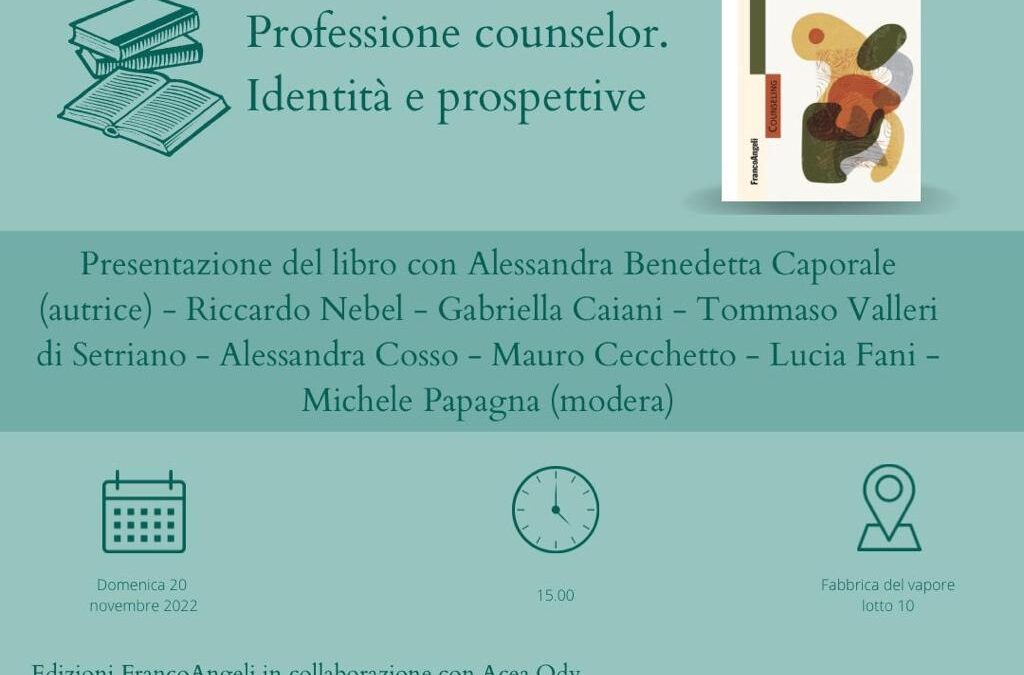 Professione counselor: identità e prospettive – presentazione libro di Benedetta Caporale